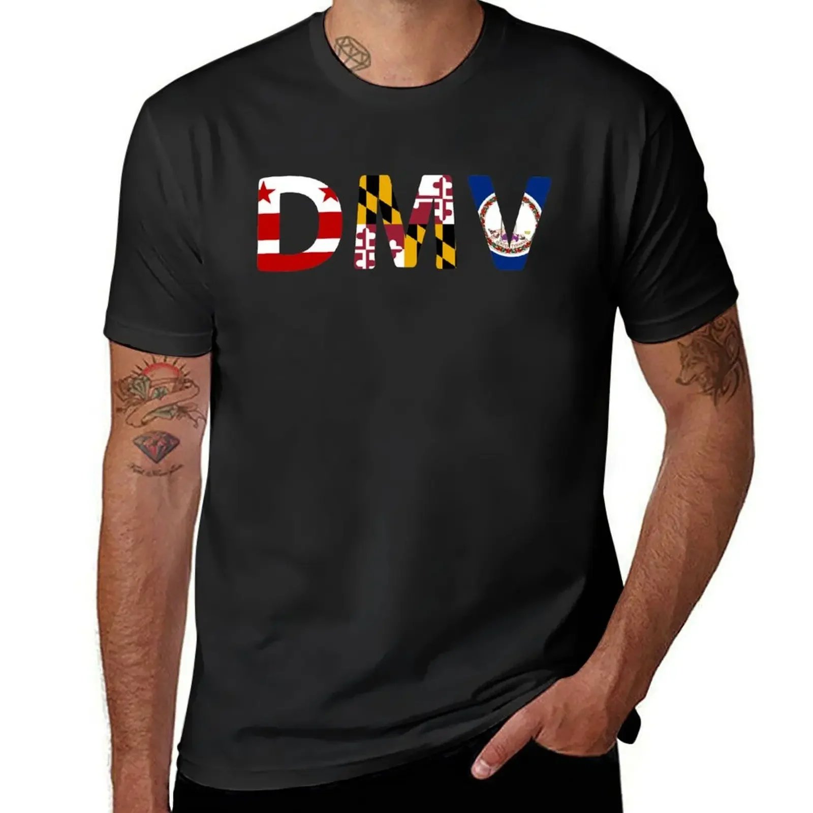 DMV T-Shirt customs vintage mens designer t shirt