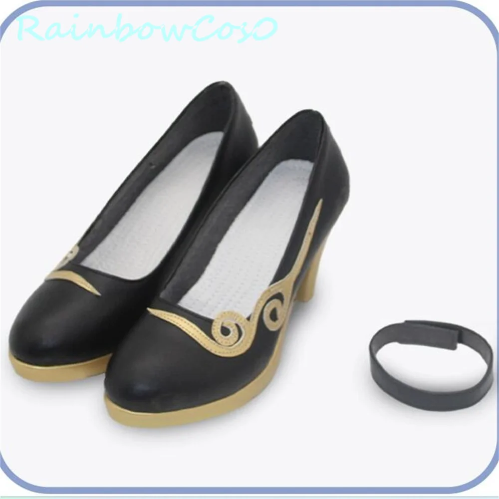 Yukong Yu kong Honkai Star Rail Honkai Impact Scarpe Cosplay Stivali Gioco Anime Halloween Natale RainbowCos0 W3361