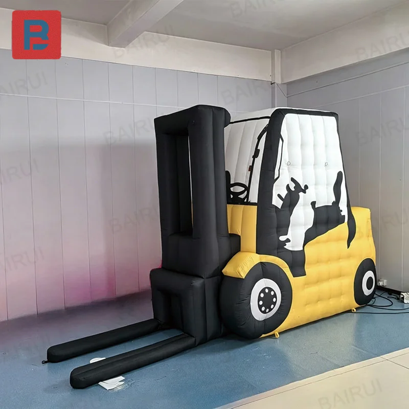 Inflatable forklift, with blower, inflatable machine advertisement outdoor decoration inflatable forklift