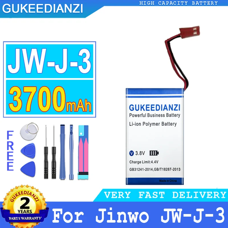 

3700mAh GUKEEDIANZI Battery For Jinwo JW-J-3 medical equipment Big Power Bateria