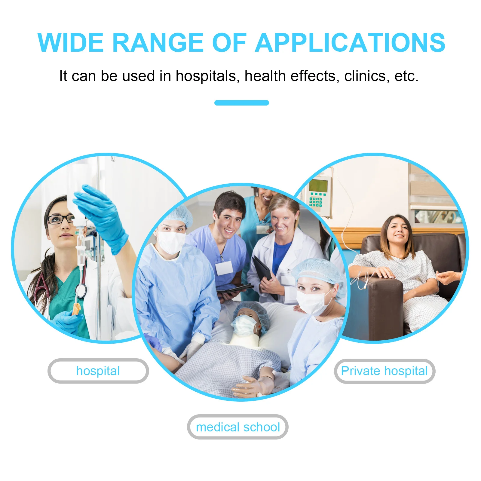 

10Pcs Catheter Leg Straps Universal Fixing Bands Durable Safe Simple Operation Good Process Details Home Medical