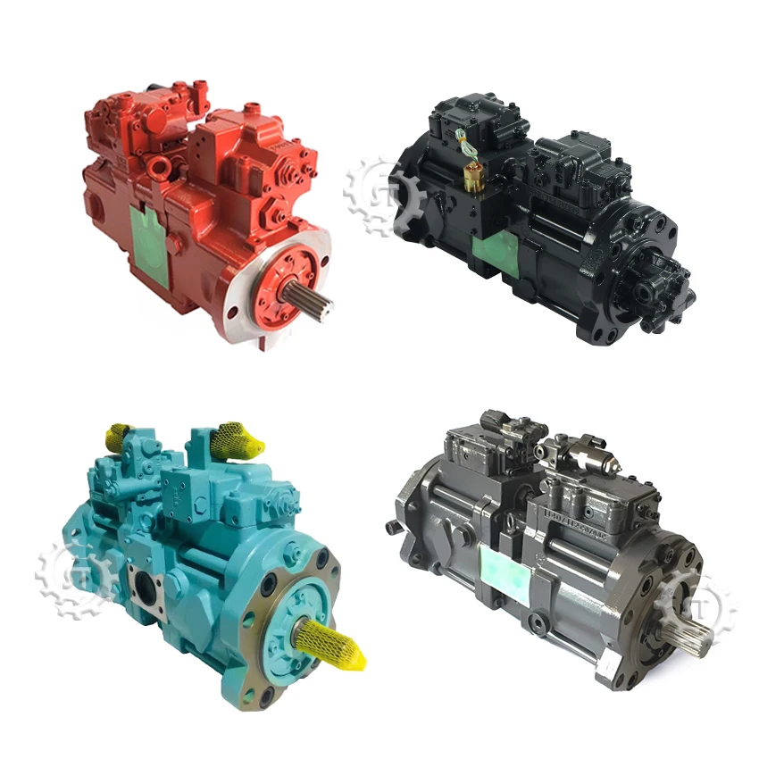 

K3V63DTP-OE02 SK135 12v Excavator HydraulicParts Triple Gear main Hydraulic Pump for kubota kx91SK135 3 kx121 3 Excavator