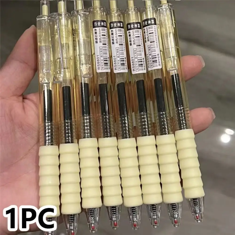 Dirt-resistant Quick-drying Gel Pen Black/Blue/Red Ink Press Type Neutral Pen 0.5mm Pen Tip Writing Tool Student Test