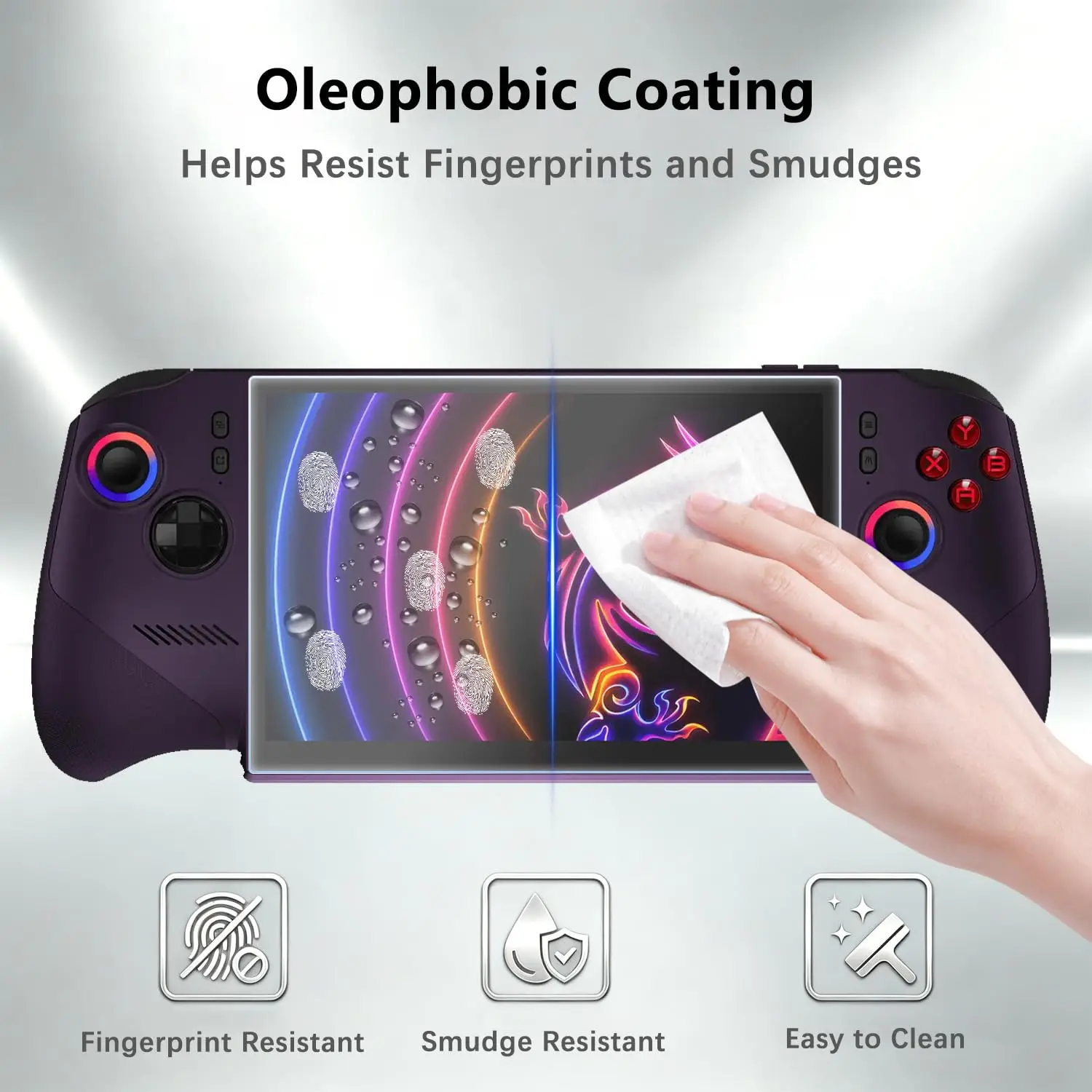2 Pcs Tempered Glass Screen Protector Anti-Scratch Ultra-Clear for MSI Claw 8 EX AI+ Game Console for Claw 8 EX AI+ Accessories - view 5