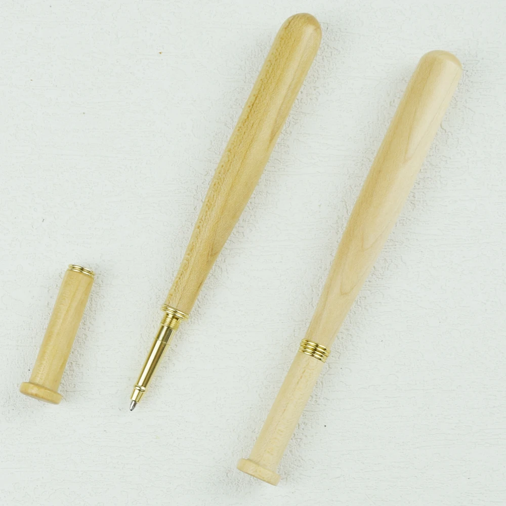

Шариковая ручка из кленового дерева с поворотным колпачком ручной работы | Карманная деревянная ручка для офиса и подарка | Уникальные канцелярские принадлежности Grain Artisan