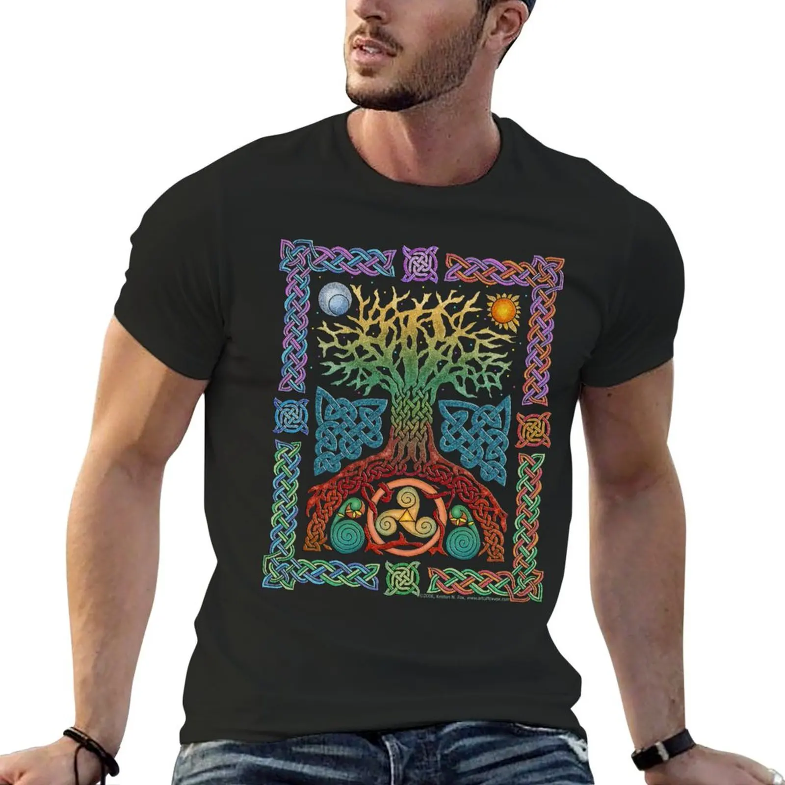 

Celtic Tree of Life T-Shirt cheap stuff customizeds black t-shirts for men