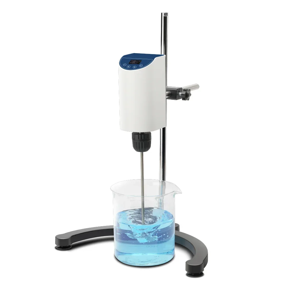 IKEME 10L Lab Digital Liquid Overhead Stirrer Homogenizer Agitator Electric Laboratory Overhead Stirrer