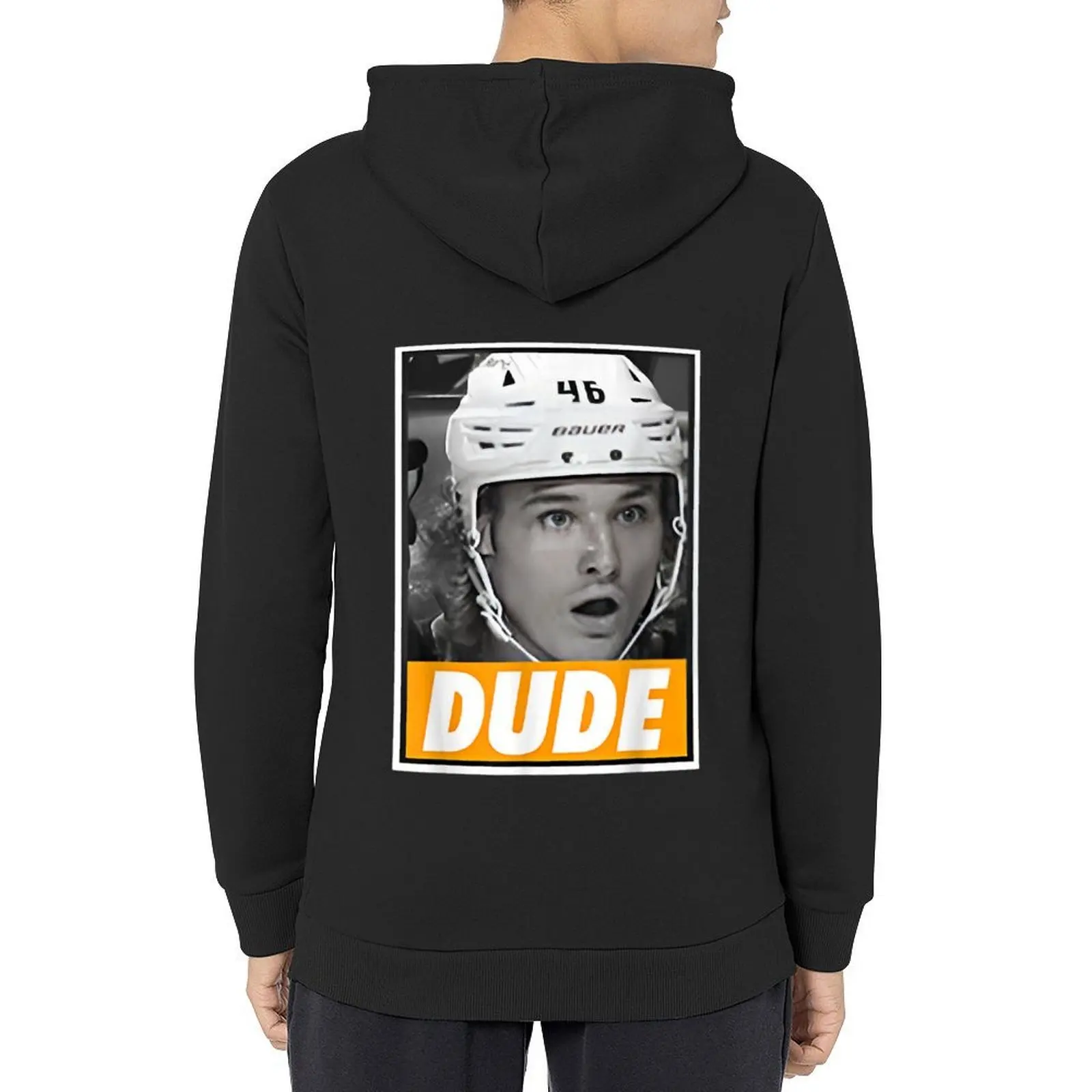 

Trevor zegras Dude professional ice hockey player michigan team gift Hoodie male clothes korean style clothes mens hoodie