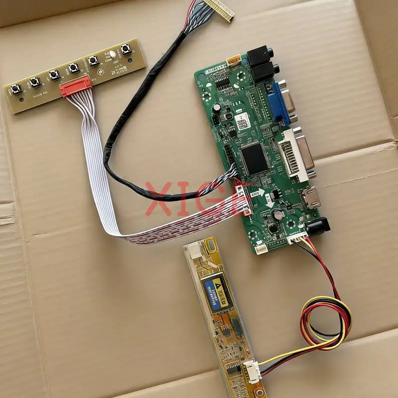 

Комплект платы контроллера драйвера экрана для LTN150P2 LTN150PF LTN150P4 LTN150PG DIY VGA DVI HDMI 1400*1050 1400x1050 30Pin LVDS 1-CCFL