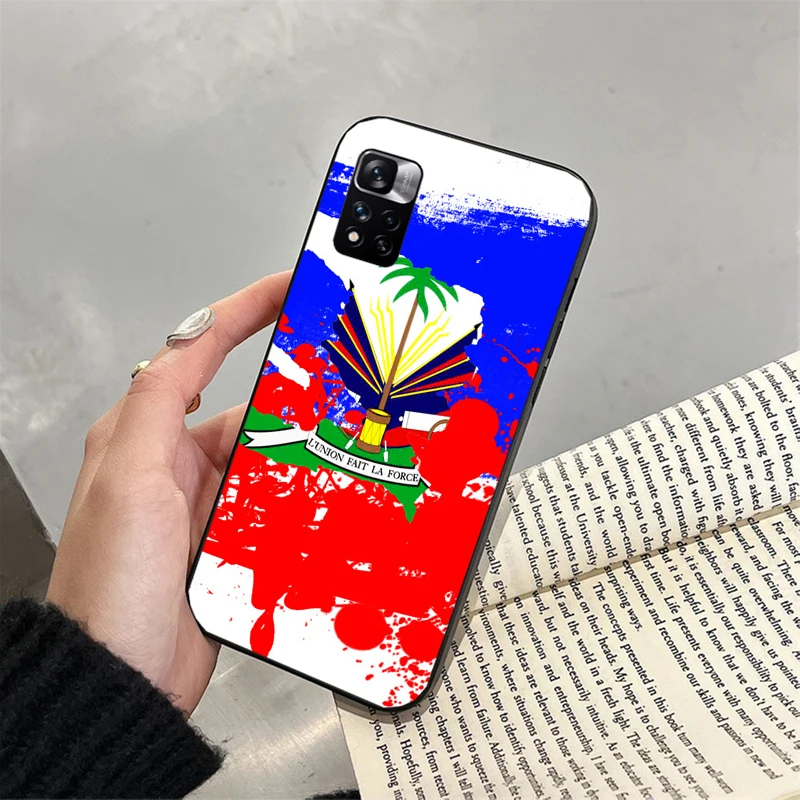 Etui na telefon z flagą Haiti dla Xiaomi Redmi note 13 12 Pro 11S 11 10 Pro 10S 12S Redmi 10 13C 9C Funda