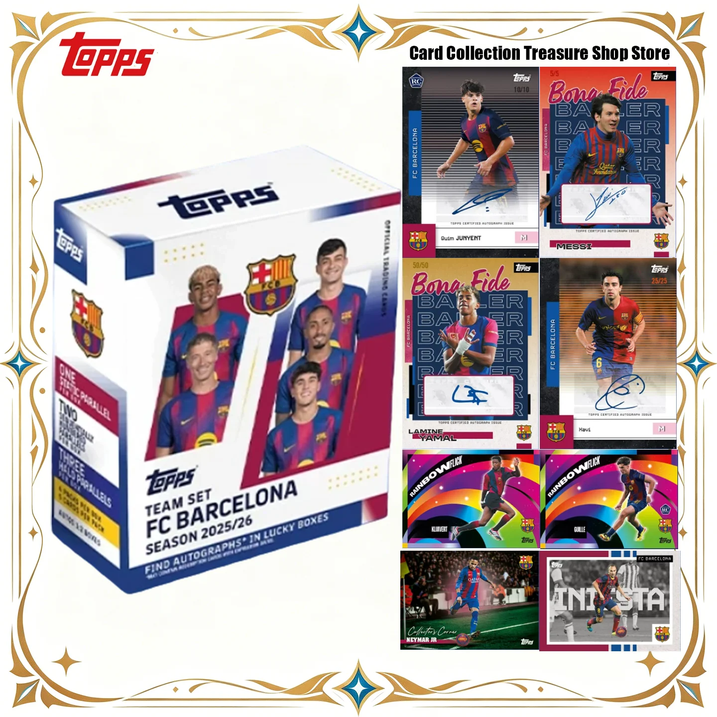 Cartões de Coleção Oficiais de Futebol Topps 25/26 Man Utd PSG Juventus Chelsea Bayern Man City Barca