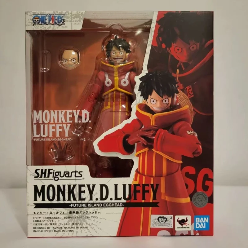 

В наличии Bandai S.H. Фигурки SHF One Piece MONKEY D LUFFY FUTURE ISLAND EGGHEAD Аниме фигурка de XXX modelo Kit juguete para r