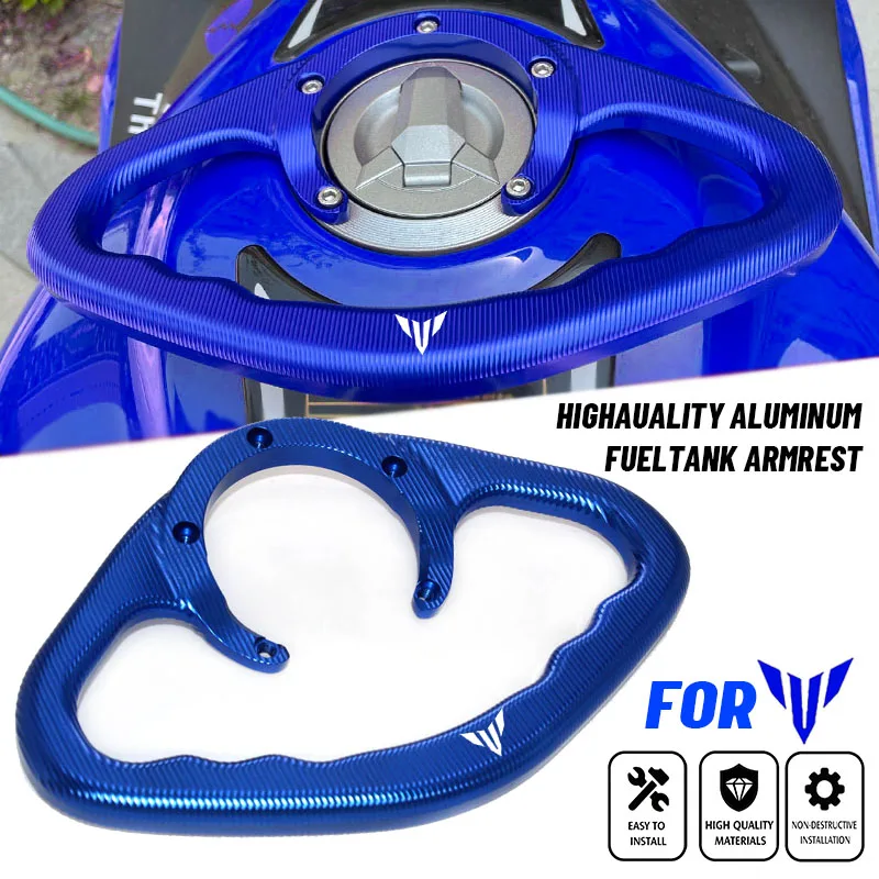 CNC Motorcycle Passenger Handgrips Hand Grip Tank Grab Bar Handles Armrest For MT-03 MT-07 MT-09 MT-10 MT-25 MT-125