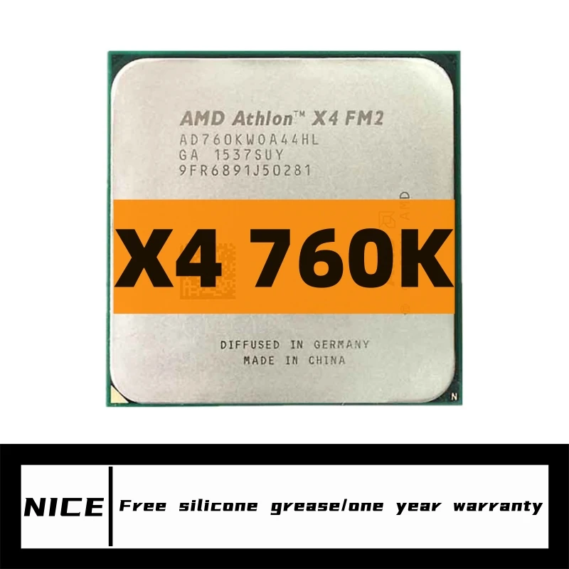 Athlon X4 760K 760 K 3.8G 100W AD760KWOA44HL Socket FM2