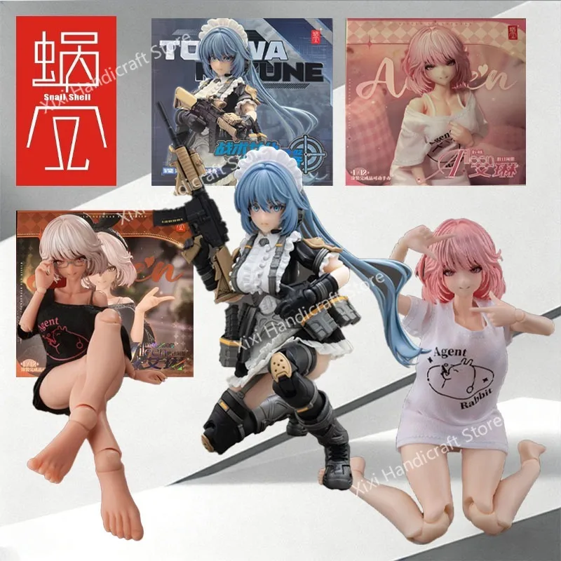 Snail Shell Original MODEL KIT RA-02 Tactical Maid Tokiwa Nao  PVC、ABS、POM、Anime Action Figure Collectible Model Ornaments