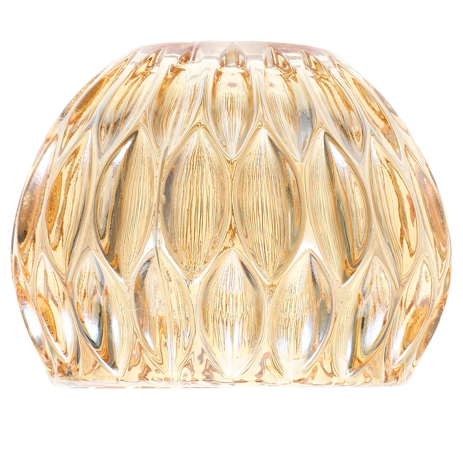 

Glass Lampshade Pleated White Pendant Light Cover Lights Desktop Globe Replacement for Fixtures Export