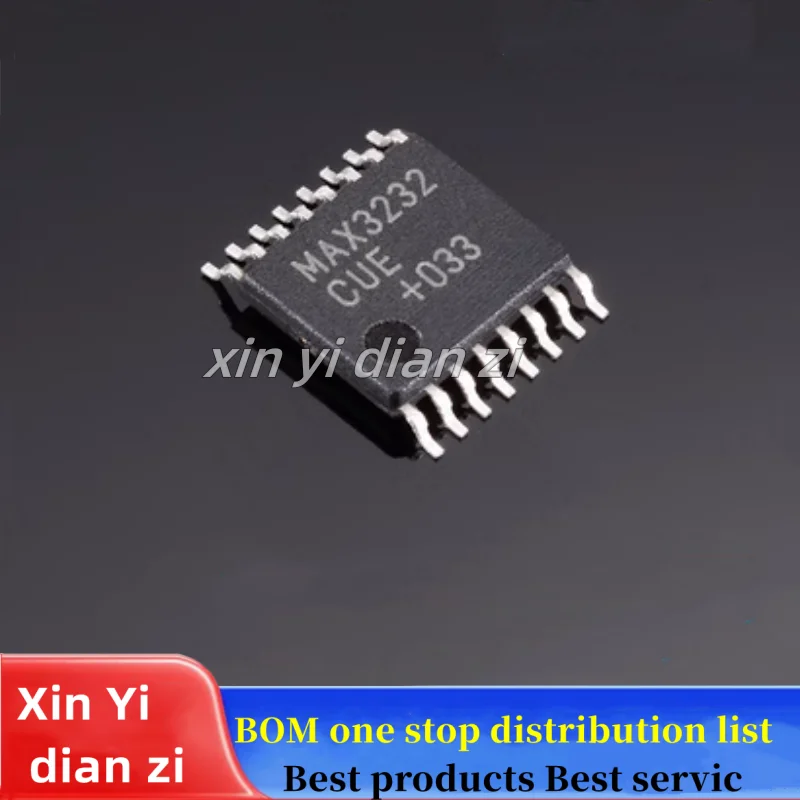 Chips MAX3232CUE MAX3232 SSOP IC, em estoque, 5pcs por lote