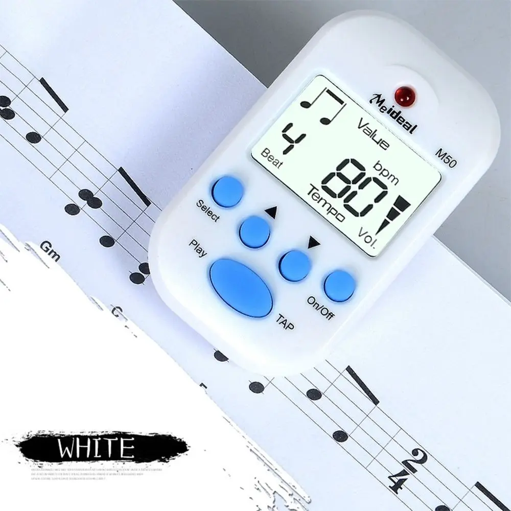 High Quality Electron Mini Metronome LCD Mini Guitar Metronome Digital Beat Tempo Machine