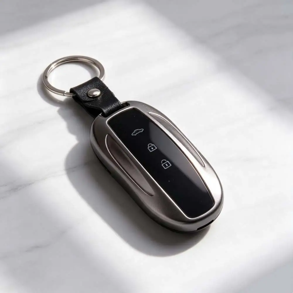 Creative Electric Car Key Prank Keychain Interactive Funny Trick Interesting Practical Jokes Shock Car Key for Friends