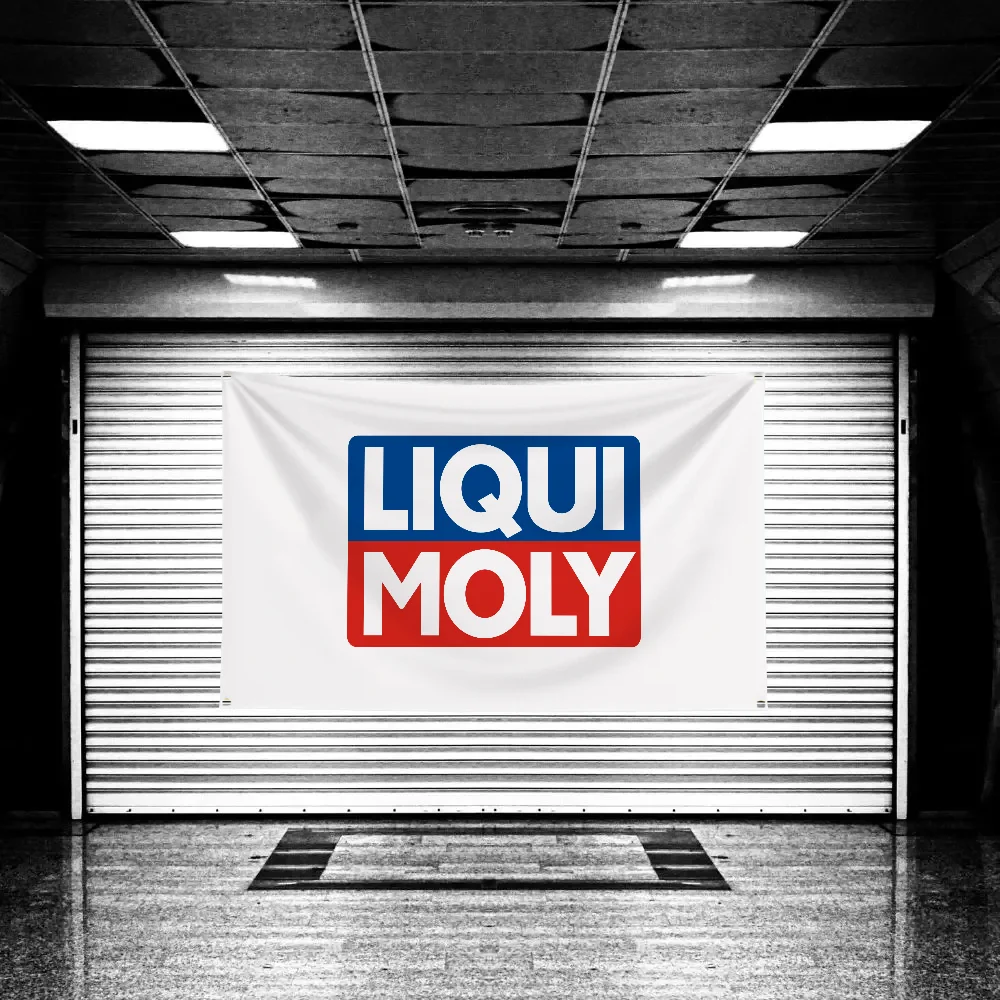 Wall Flag Garage Liqui Moly Outdoor Decorations Decorative Flags and Banners Workshop Decoration Lgbt Flag to Hang Decor Funny