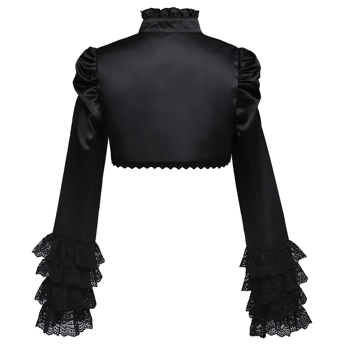 

New Evening Dresses Medieval Women Gothic Shrug Gothic Coat Victorian Cropped Jacket Flared Sleeves Shawls Wraps 2026