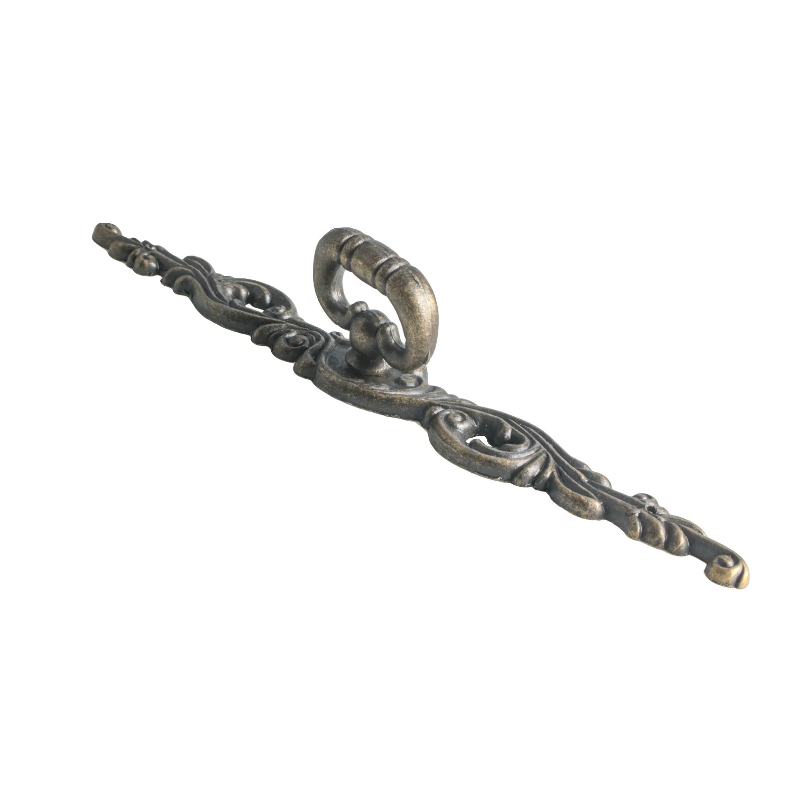 Jingmao Hardware-425 New Chinese Drawer Antique Alloy American Printed Handle Length 198mm Accessories