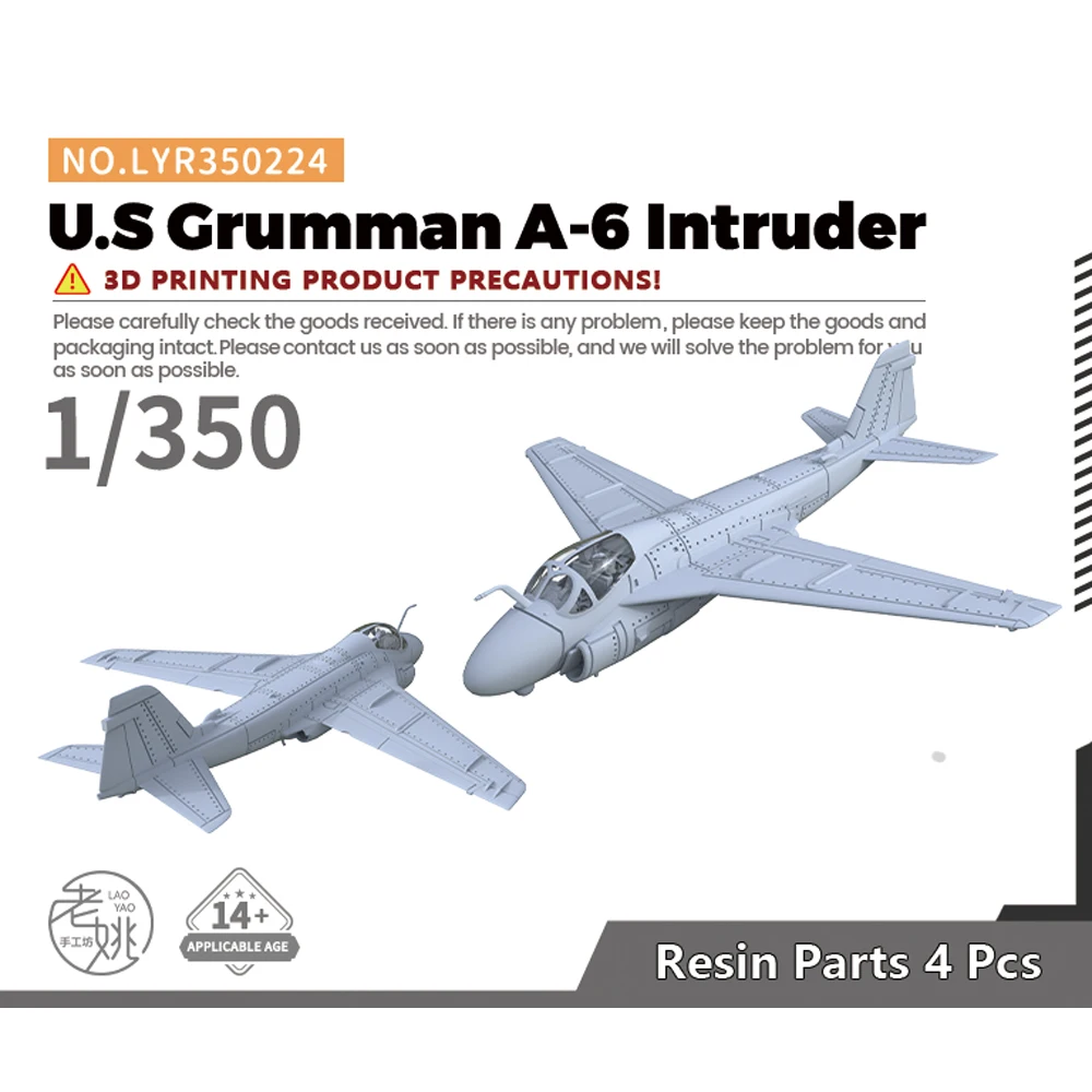 

Yao's Studio LYR224 1/350 Military Model Kit US Grumman A-6 Intruder WWII WAR GAMES