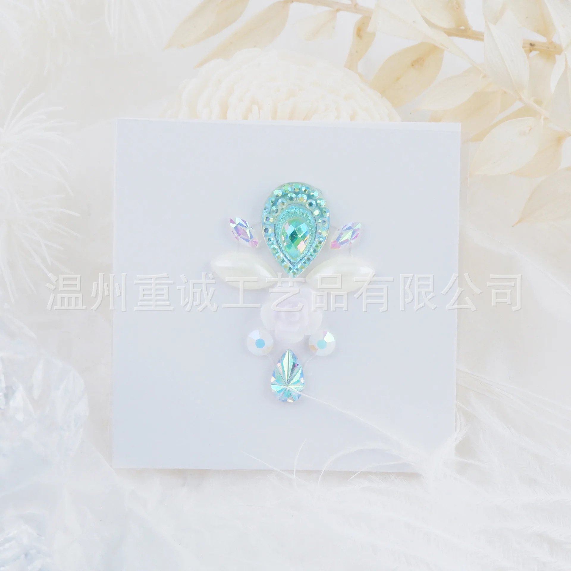 3D Forehead Rhinestone Stickers Self Adhesive Face Gems for Kids Stage Performance Party Festival Makeup Decor view 2