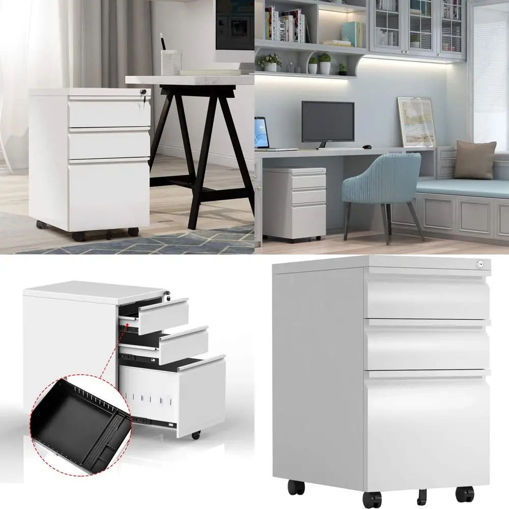 3-Drawer Lockable M…