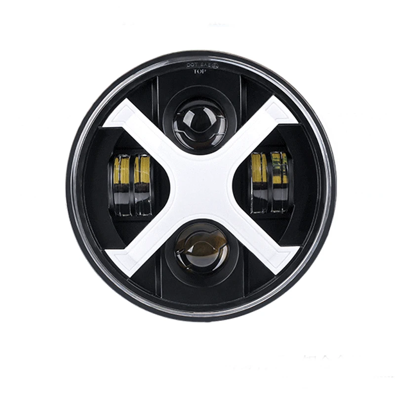 

1 шт. круглая светодиодная фара с белыми DRL для Rocket iii 3 и Speed Triple, Street Triple и Thunderbird