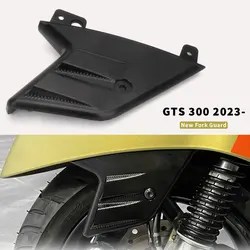 For Vespa GTS 300 gts300 GTS300 2023 2024 New Accessories Shock Absorber Side Cover Front Wheel Rocker Protector Black&Silver