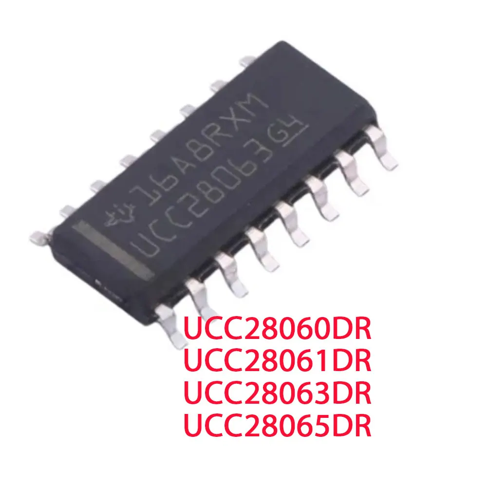 2PCS UCC28060DR UCC28061DR UCC28063DR UCC28065DR UCC28060 UCC28061 UCC28063 UCC28065 SOP16 IC Chip