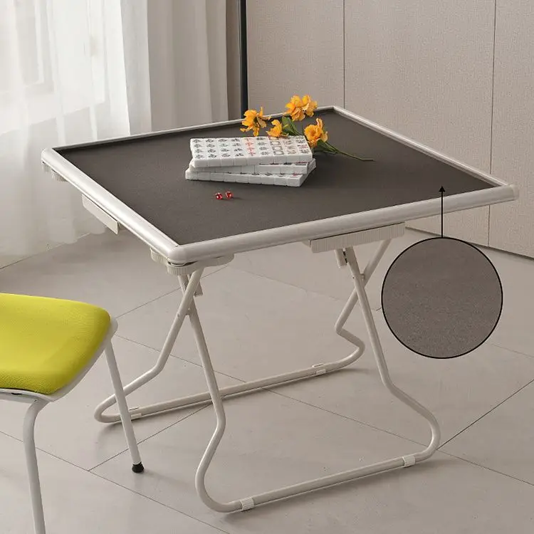 

Fan Mahjong Table Foldable Mobile Dormitory Household Table Playing Cards and Cards Simple Manual Multifunctional Storage Table