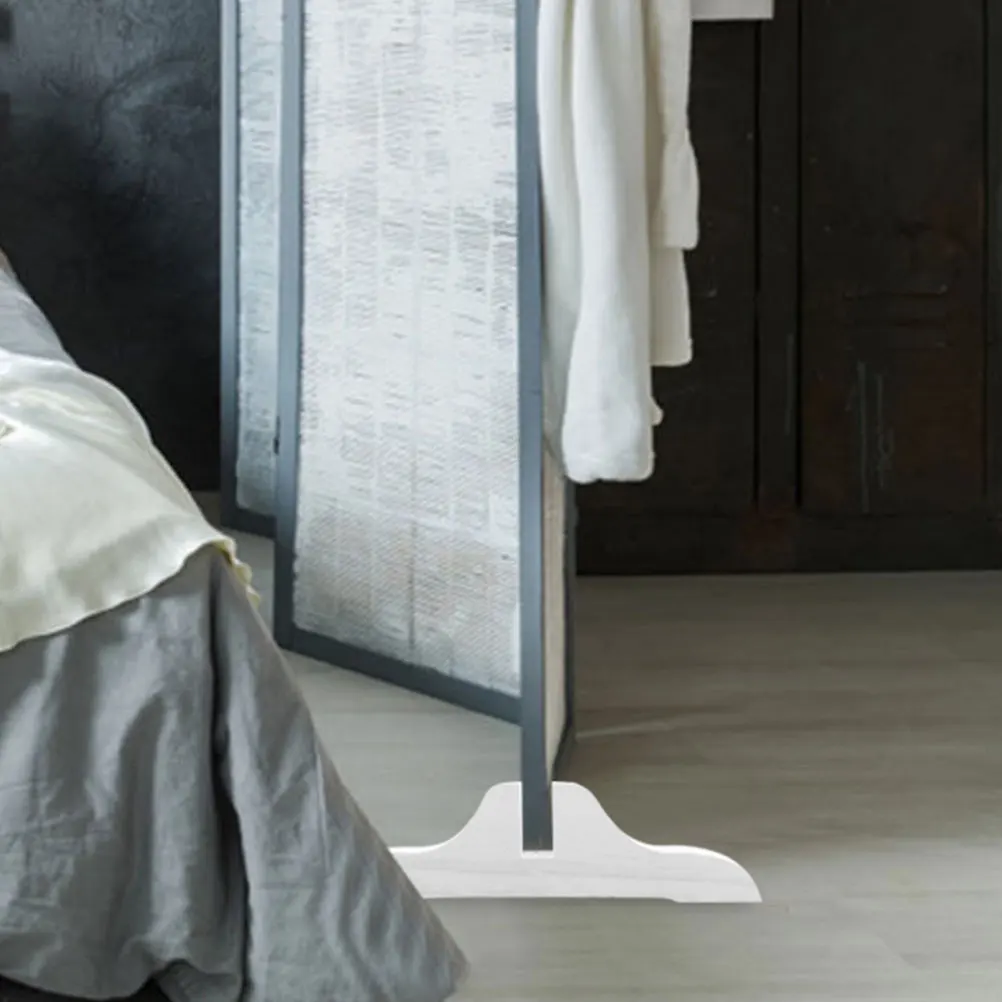 3Pcs Wood Partition Base Strong Stable Support Stand for Room Dividers Screens Panels Home Office Hotel Display Privacy Divider