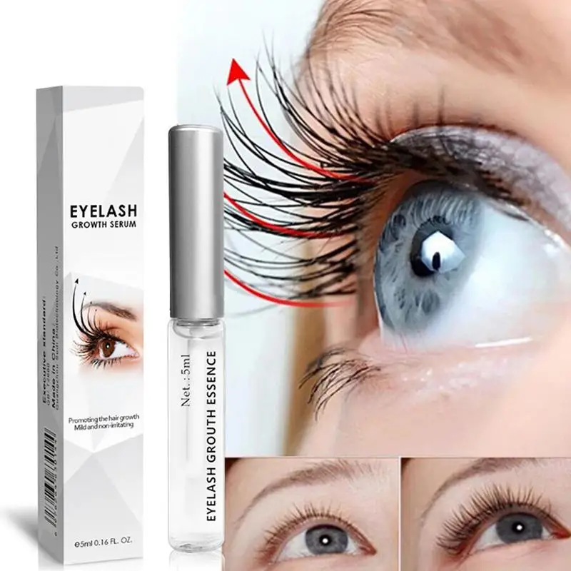 1pc Natural Eyelash Growth Enhancer Treatments Lash Eyelash Serum 5ml Eyelash Serum Lengthening Eyebrow Growth Longer