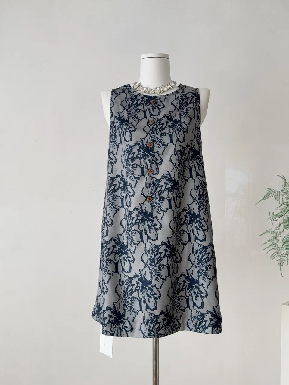 فستان ماكسي أنيق عتيق مطبوع بألوان مائية للنساء سترة صيفية فضفاضة للتخسيس على الطراز الكوري من ألياف البوليستر