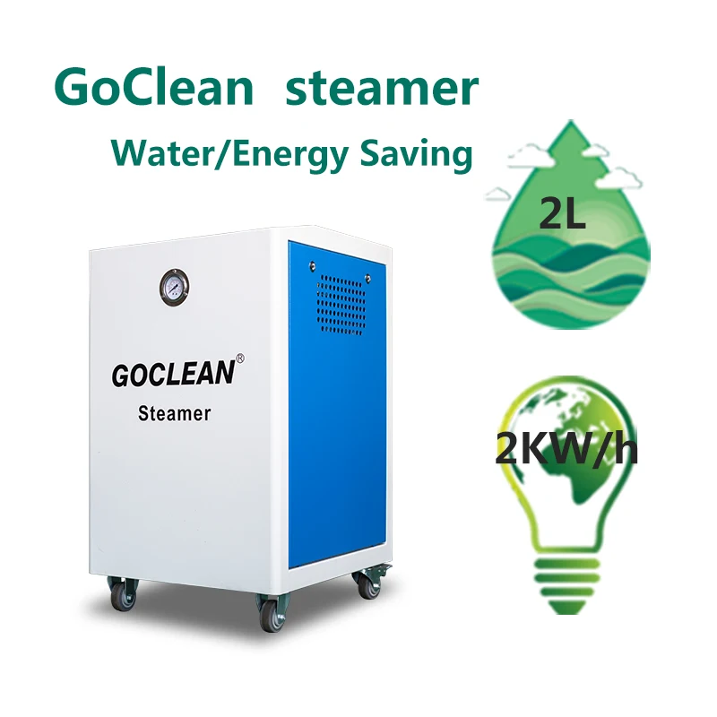 GOCLEAN Watersaving Dry Wet Mobile Electric Steam Cleaner Car Wash Machine China Wholesale Carwash Machinery car steam washer