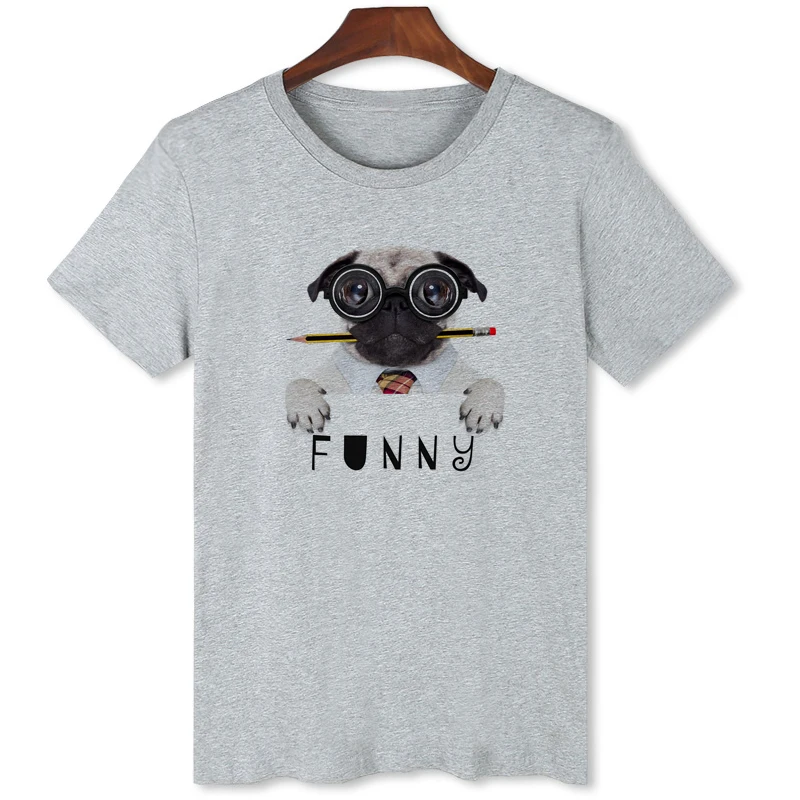 Funny Dog T-Shirt Personalized Fashion Men's Tops Short Sleeve Brand Good Quality Comfortable Tees shirt for Men