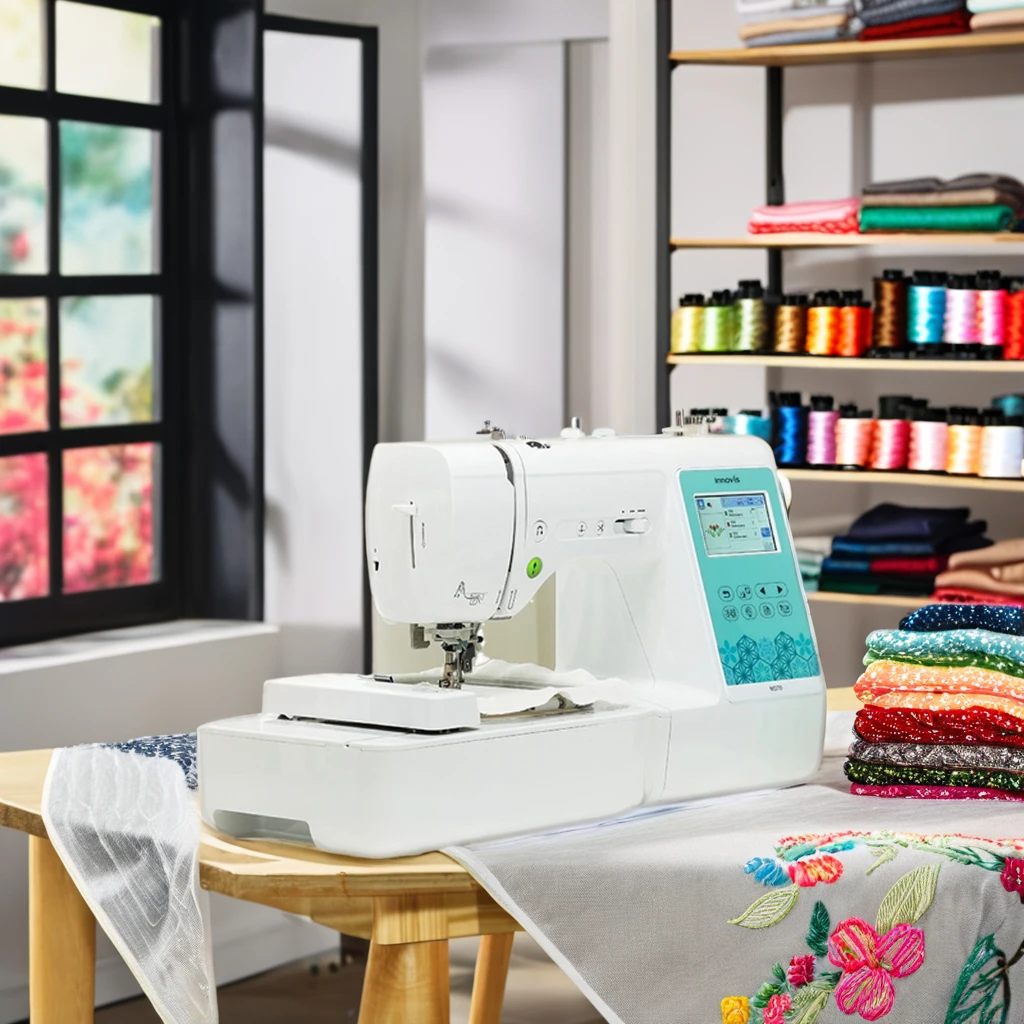 220V/110V Multifunction Electric Embroidery Machine New Computerized Household Sewing Machine with Brand Logo Pattern