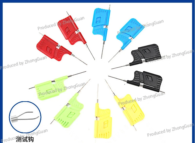 Chip Universal Test Hook Bios Burning Clip Solder-free DuPont Line SDK08 Double Hook Ic Logic Analyzer Clip