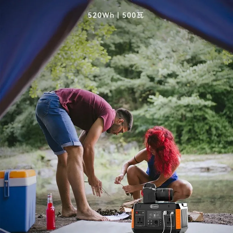 Nueva estación de energía portátil 140A 520WH generador Solar de emergencia batería banco de energía al aire libre para Camping portátil suministro RV