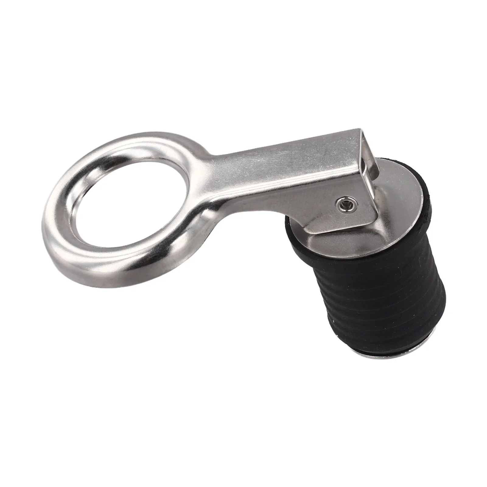 Marine drain socket 2532mm pushin adjustable stainless steel with rubber seal for stern mounting and bait well use