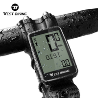 WEST BIKING Bicycle Computer Wireless Odometer 21 Kinds of Functions 5 Language Waterproof Speedometer MTB Road Bike Accessories