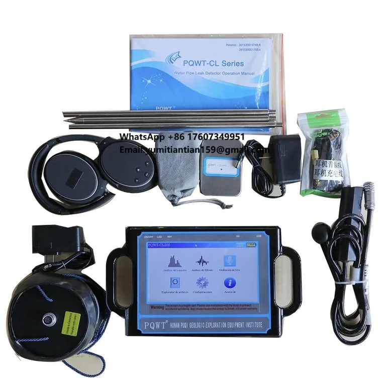 Portable Smart PQWT-CL800 Pipe Leak Detector Underground Water Leak Detection Device for Smart Water Pipe Mining Machines