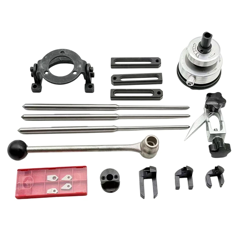 Universal Valve Seat Reamer Bolt Fixed Valve Seat Cutter With 45 ° 1.2/45/30/90 Blade, 4.98/5.45/6mm Guide Rod