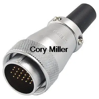 

Монтажное отверстие 28 мм, 20 контактов, авиационный круглый разъем, 400 В переменного тока