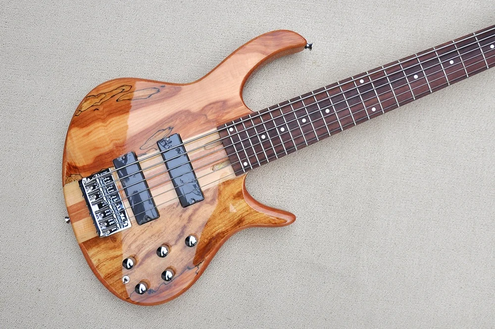 Flyoung Musical Instruments Bass Guitar 6 Strings Electric Bass Guitar Rosewood Bass