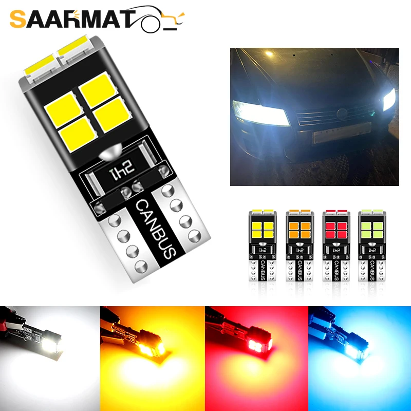 

2 шт. 10-SMD W5W 168 T10 светодиодные габаритные лампы для чтения стояночных ламп 2835 чипов для BMW E60 E90 E91 E92 E36 E30 E39 E46 X5 E53