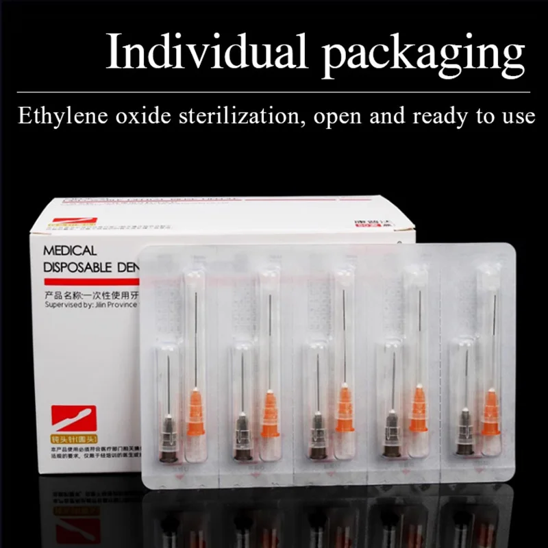 Blunt Needle Medical Disposable Stop Needle 21/22/18/27/23g/25G Graduated Round Head Dental Flushing Hyaluronic Acid Needle