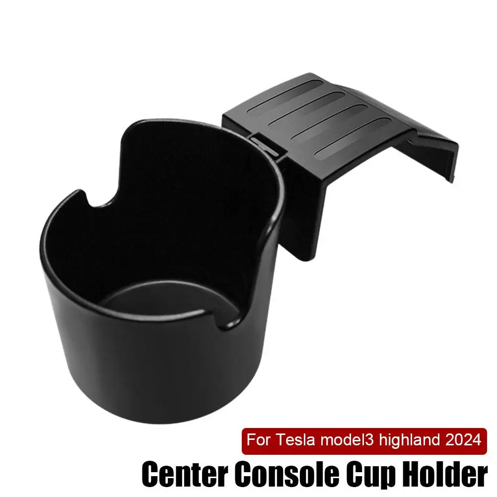 For Tesla Model3 highland Car Center Console Water Cup Holder Dashboard Storage Cup Holder Organizer Mobile Phone Holder